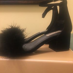 Black sandals only one time used for graduation!!!
